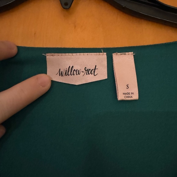 Willow & Root Mesh Blouse Women’s Size Small - Picture 6 of 6